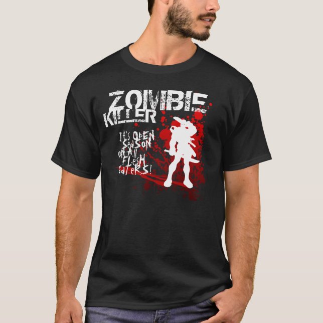CAMISETA ASESINO DEL ZOMBI (Anverso)