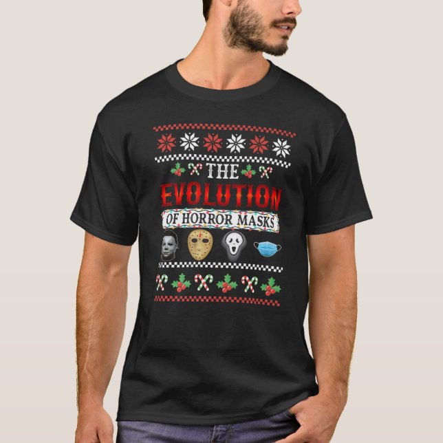 Camiseta Asesino En Serie De Navidades Feo La Evolución Del (Anverso)