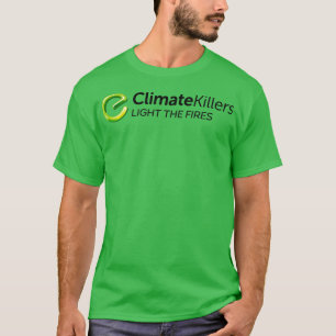 Camiseta Asesinos climáticos de la industria energética de 
