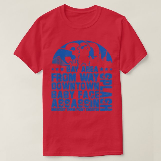 Camiseta Asesinos de cara de bebé desde el centro (Diseño del anverso)
