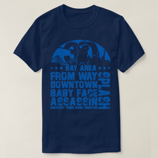 Camiseta Asesinos de cara de bebé desde el centro (Diseño del anverso)