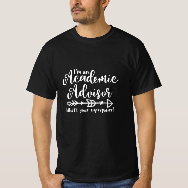 Camiseta Asesor académico, asesor universitario (Anverso)