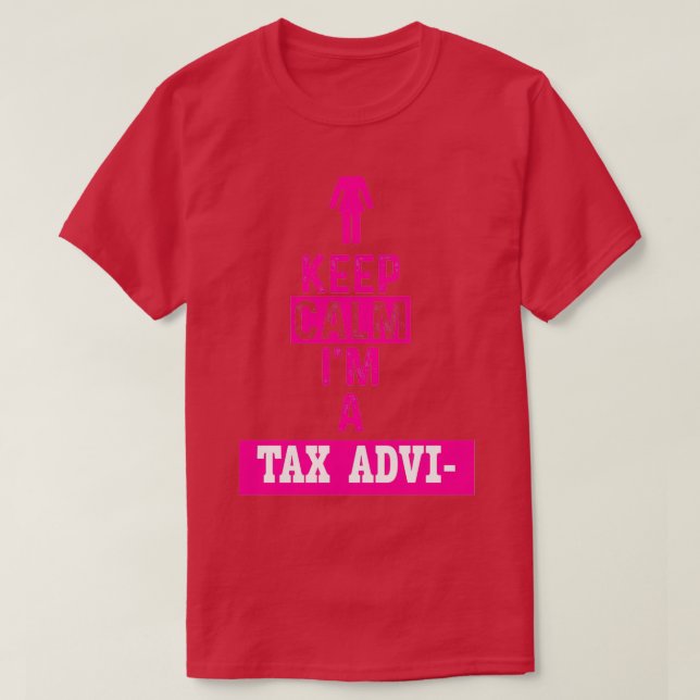 Camiseta Asesor de impuestos 6 (Diseño del anverso)