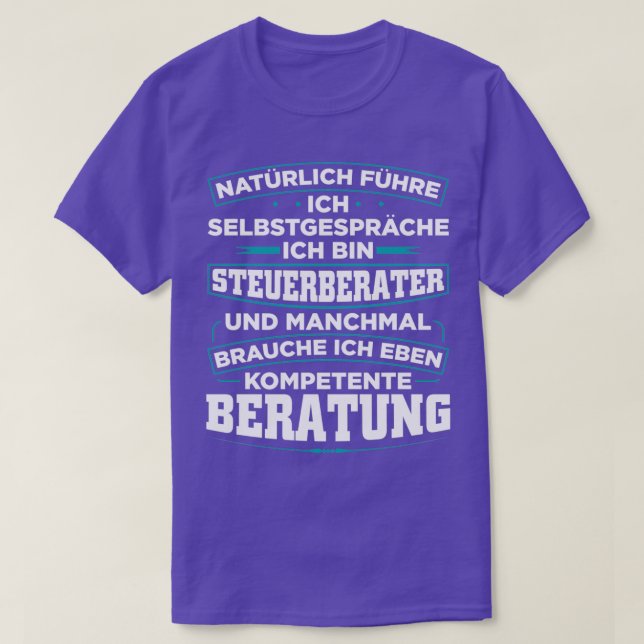 Camiseta Asesor de impuestos Contador divertido regalo (Diseño del anverso)