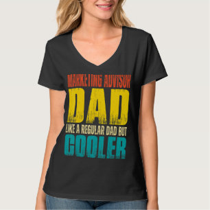 Camiseta Asesor de marketing para hombres Papá como un papá