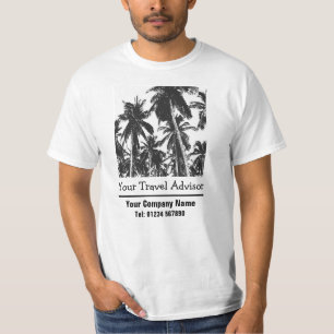 Camiseta Asesor de Viajes Vacaciones Tropicales