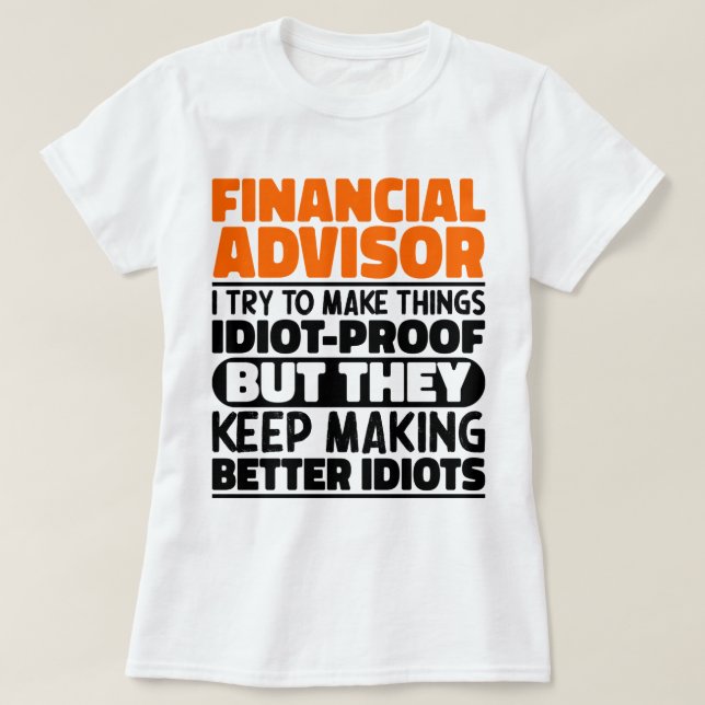 Camiseta Asesor Financiero Que Intento Hacer Las Cosas Dive (Diseño del anverso)