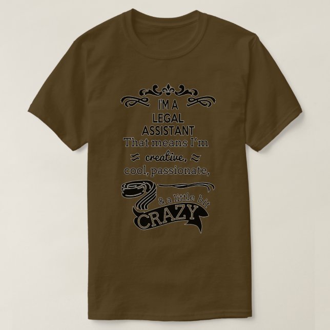 Camiseta Asesor jurídico Funny Legal Assistant GiftPresent (Diseño del anverso)