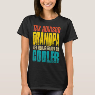 Camiseta Asesora de impuestos de hombres abuelo como abuelo