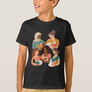 Camiseta Asesora de Lactancia Materna para Mujeres Nacimien