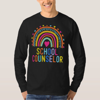 Camiseta Asesora Escolar Agradeciendo El Arcoiris De Nuevo