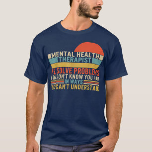 Camiseta Asesoramiento terapéutico en salud mental resuelve