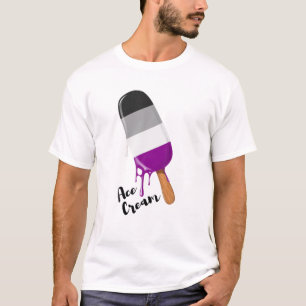Camiseta Asexual Ace Cream Asexual Ace Flag Ally Asexual Pr