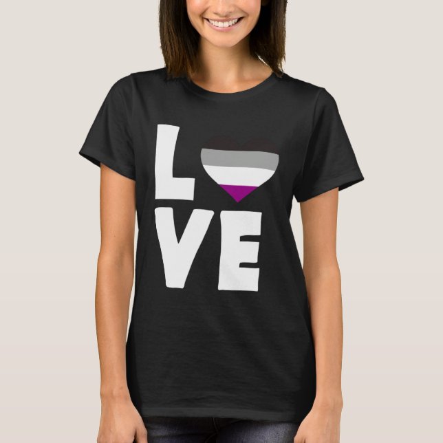 Camiseta Asexual Love  1 (Anverso)