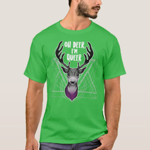 Camiseta Asexual Oh Deer Im Queer