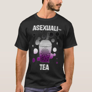 Camiseta Asexual Pride Flag AsexualiTea Boba Tea Funny Quot