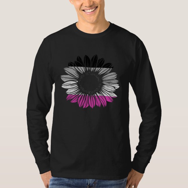 Camiseta Asexual Pride Flower (Anverso)