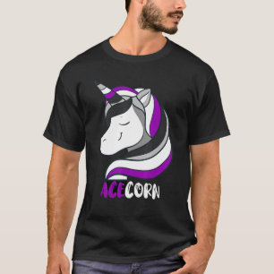 Camiseta Asexual Unicorn Ace Asexual Flag Asexuality Majest
