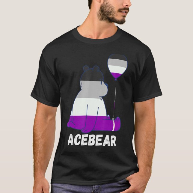 Camiseta Asexualidad asexualidad de globo de hielo asexual (Anverso)
