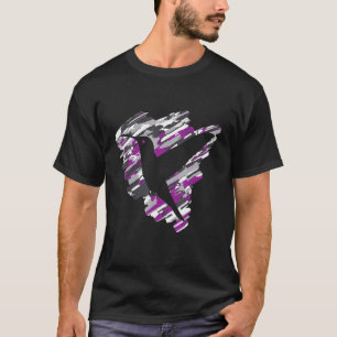 Camiseta Asexualidad del apoyo a las aves del Orgullo Asexu