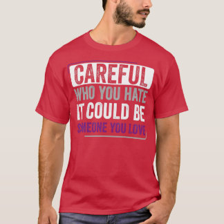 Camiseta Asexualidad del Orgullo Asexual Alguien a quien am
