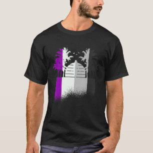Camiseta Asexualidad Del Paraíso De La Palm Asexualidad Lgb