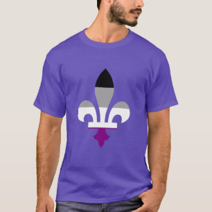 Camiseta Asexualidad orgullo fleur-de-lis T-Shirt