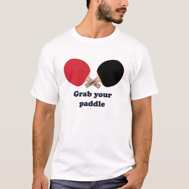 Camiseta Asga su ping-pong de la paleta (Anverso)