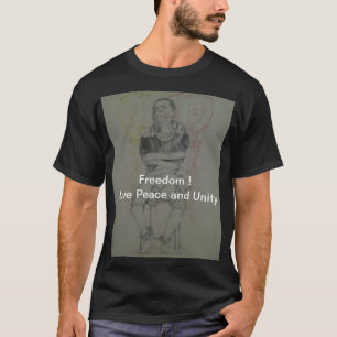 Camiseta Ash Gray: Libertad, paz y unidad encantadoras