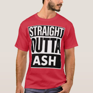 Camiseta Ash Name Straight Outta Ash