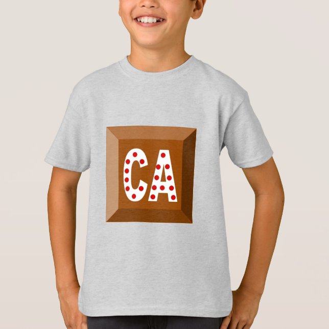 Camiseta Ash niños CHOCOLATE CANADÁ (Anverso)