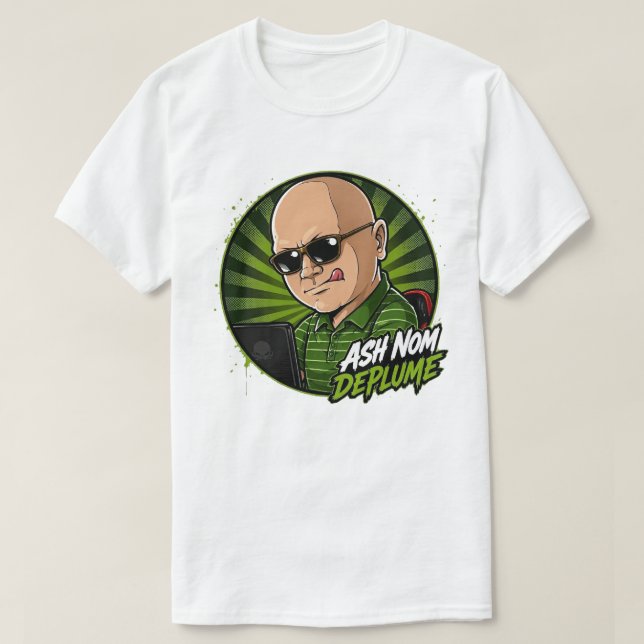 Camiseta Ash Nom DePlume Básico (Diseño del anverso)