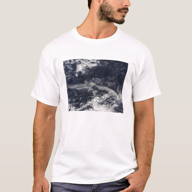 Camiseta Ash Plume de Soufriere Hills, Montserrat (Anverso)