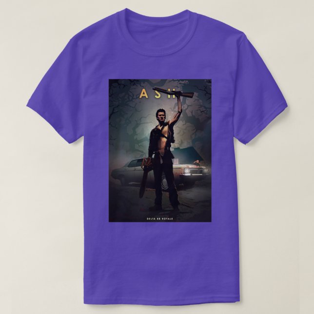 Camiseta Ash Williams Delta 88 royale leyendas (Diseño del anverso)