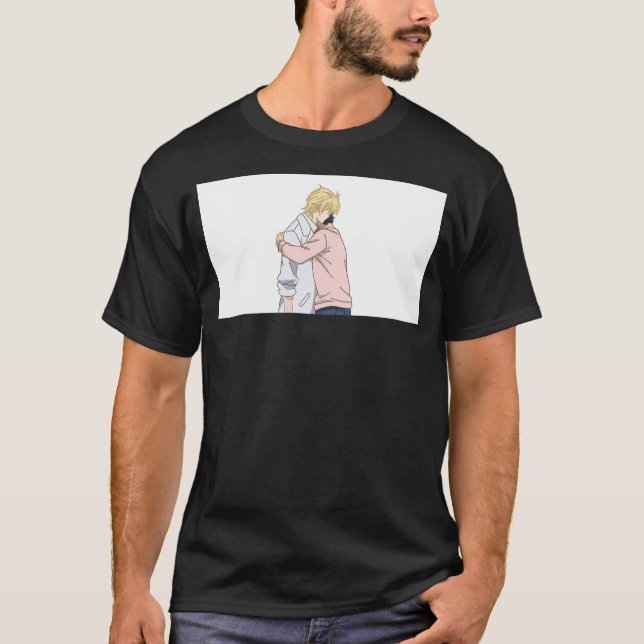 Camiseta Ash Y Eiji Hugging (Anverso)