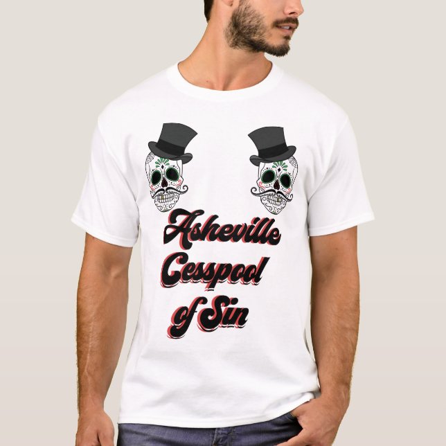 Camiseta Asheville - Cesspool of Sin (Anverso)