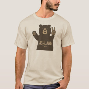 Camiseta Ashland Oregon Peace Bear