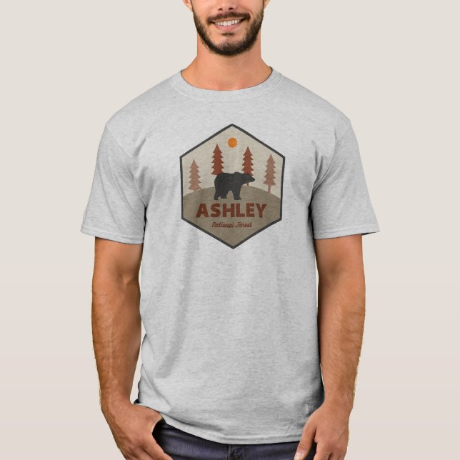 Camiseta Ashley National Forest Bear (Anverso)