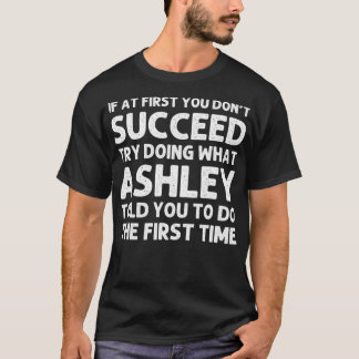 Camiseta ASHLEY Nombre de regalo Personalizado Cumpleaños F