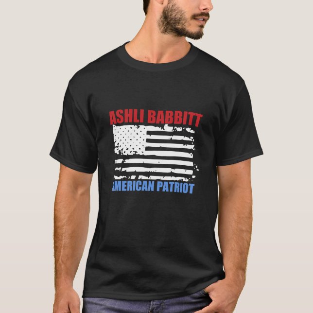 Camiseta Ashli Babbitt American Patriot Shirt, American Pat (Anverso)