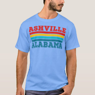 Camiseta Ashville Alabama AL Gift Love Souvenir Retro Vinta