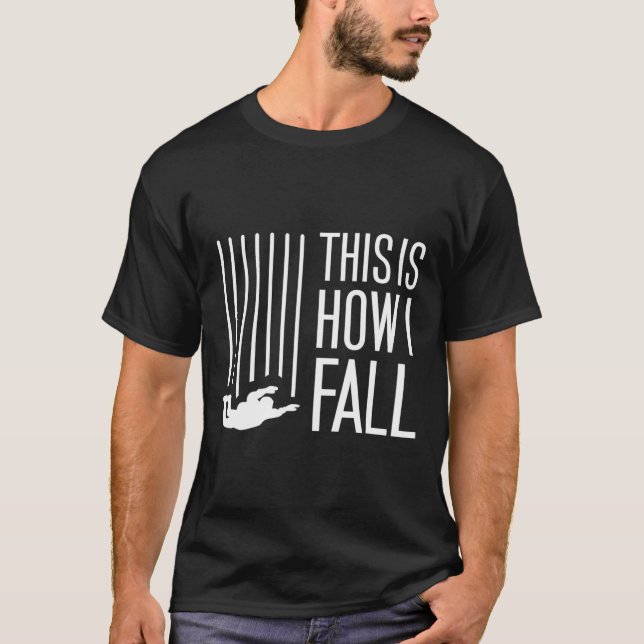 Camiseta Así Es Como Caí En Skydiving Free Fall Skydiver Pa (Anverso)