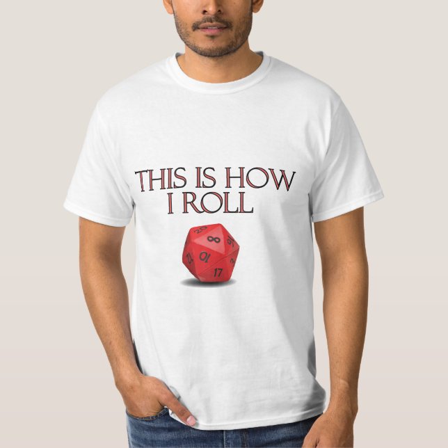 Camiseta Así Es Como Dejo Diarios RPG Graciosos (Anverso)