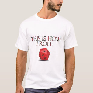 Camiseta Así Es Como Dejo Diarios RPG Graciosos