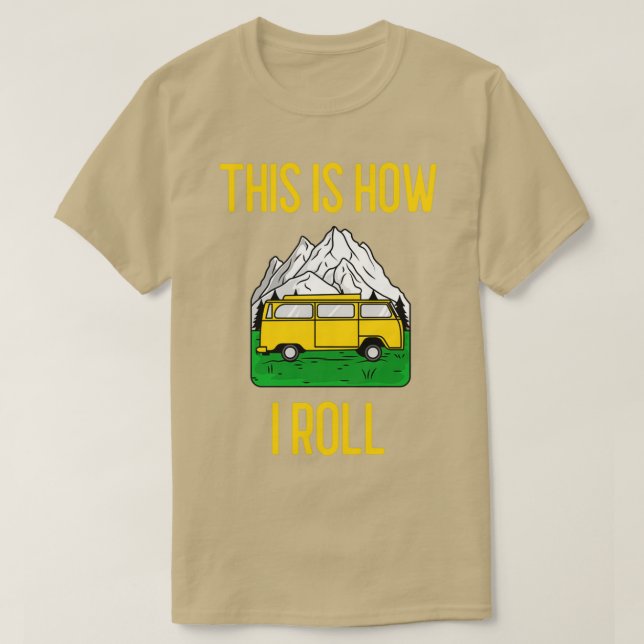 Camiseta Así Es Como Dejo El Gracioso Regalo RV Camper Moto (Diseño del anverso)