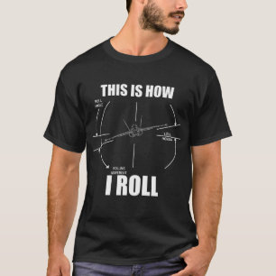 Camiseta Así Es Como Giro El Indicador Del Indicador De Gir