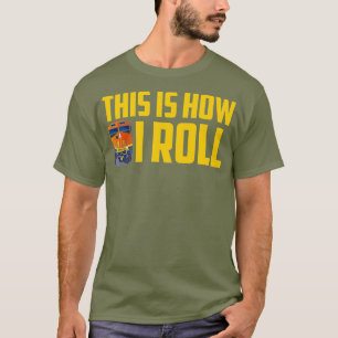 Camiseta Así Es Como Giro El Modelo De Conductor Ferroviari