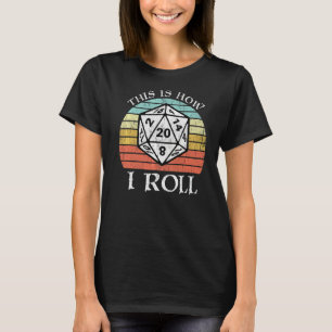 Camiseta Así Es Como Giro Gracioso Dedo Collector Gamer Fan