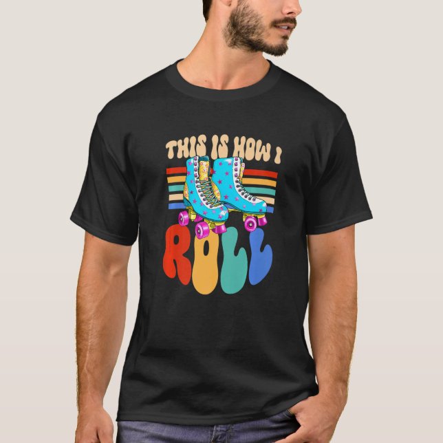 Camiseta Así Es Como Giro Rollerblade en línea P (Anverso)