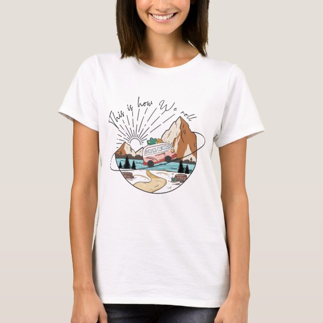 Camiseta Así Es Como Hacemos Camping (Anverso)